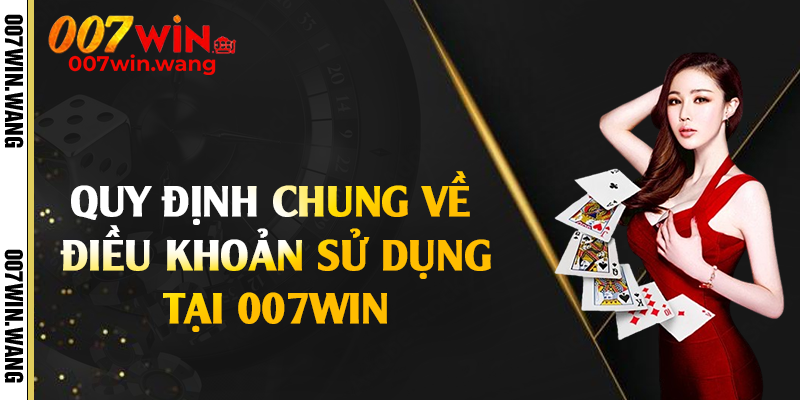 Quy định chung về điều khoản sử dụng tại 007Win
